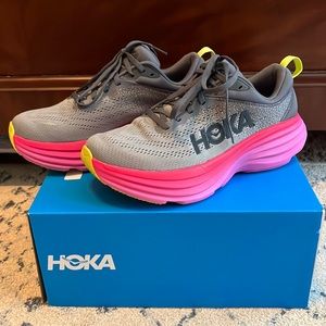 Hoka Bondi 8, Size 7, worn once!